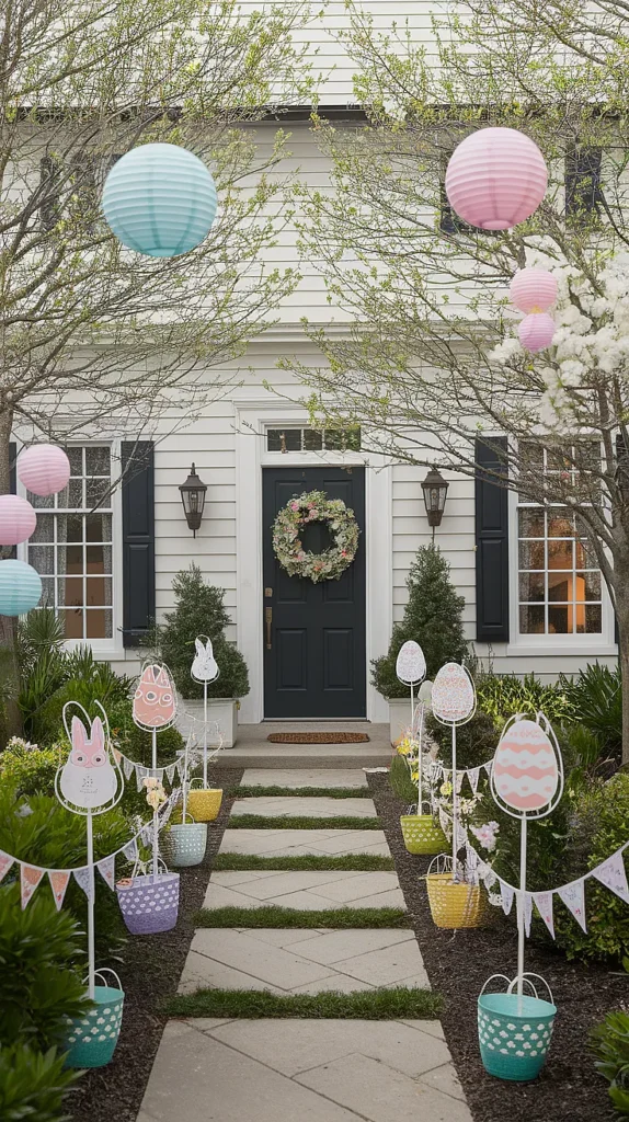 easter decorations garden