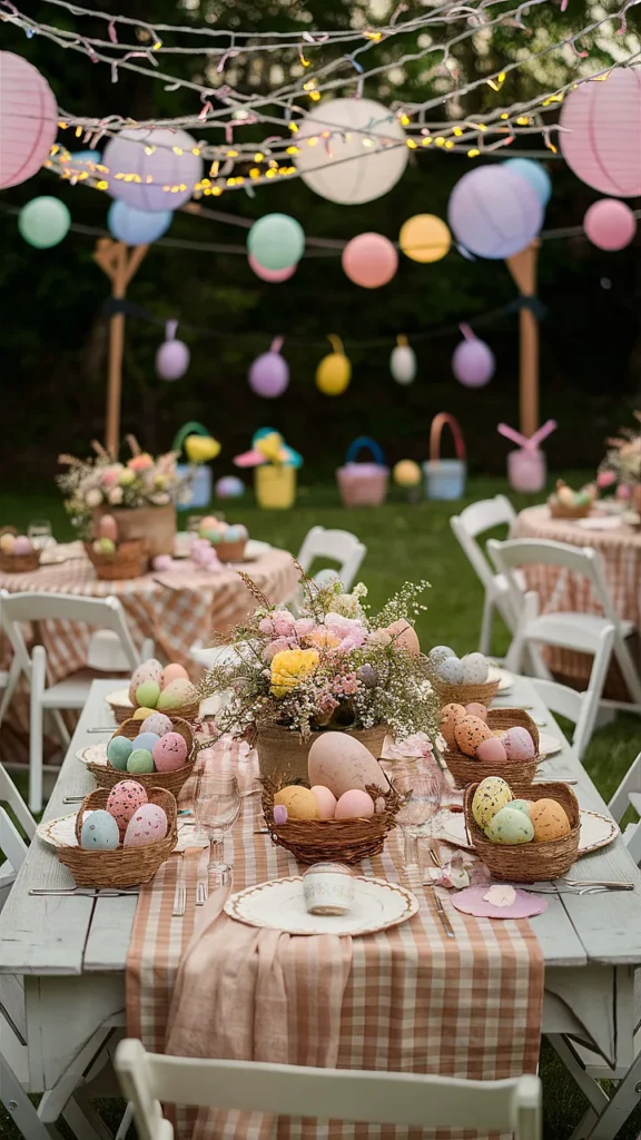 easter decorations outdoor party