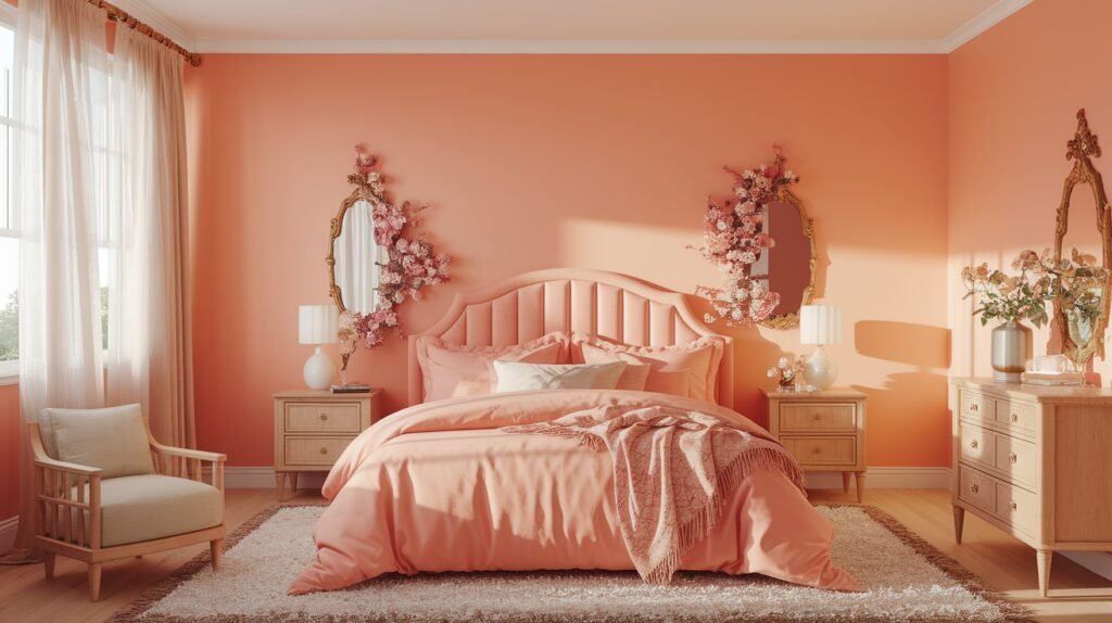 25 Peach Bedroom Ideas That'll Make You Dream of Summer (You Won't Believe #12!) peach bedroom