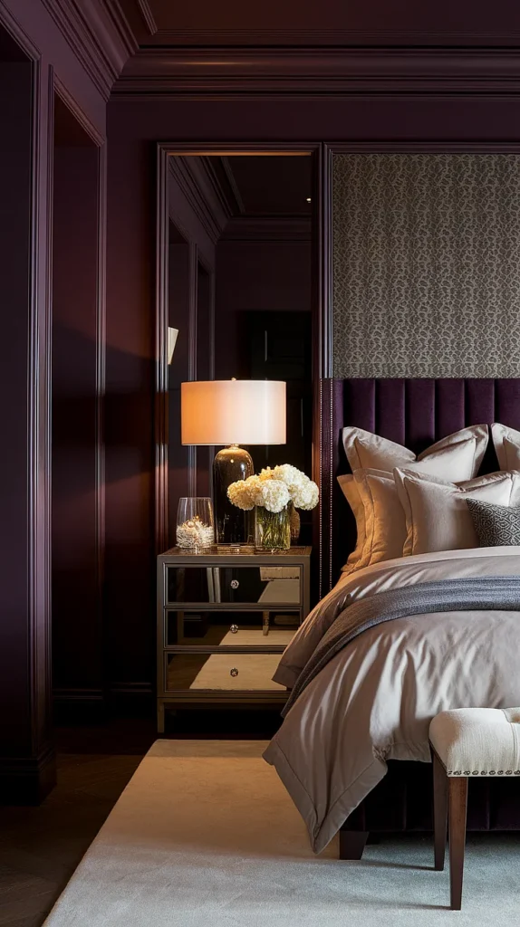 dark plum bedroom ideas
