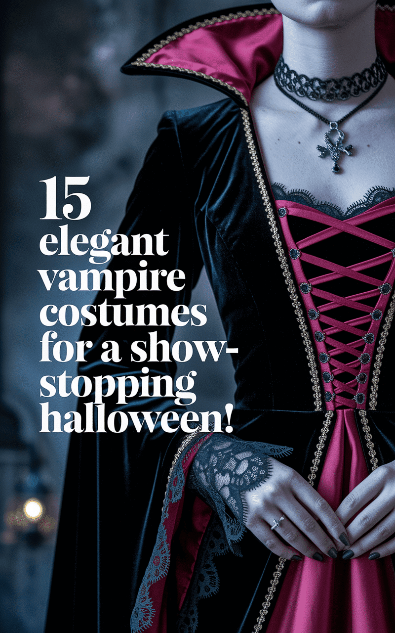 15 Elegant Vampire Costumes That Will Make You The Star Of Any ...