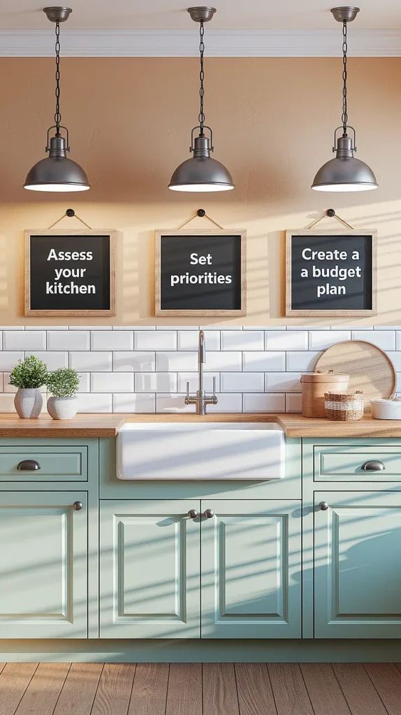 kitchen remodel on a budget