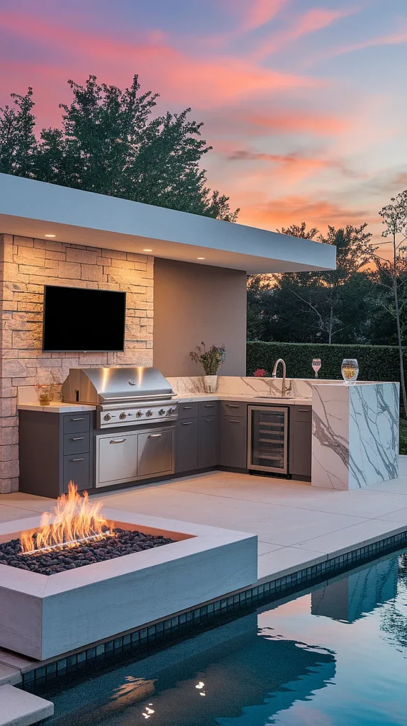 17 Stunning Luxury Outdoor Kitchen Designs That Will Transform Your Backyard into a Culinary Paradise! luxury outdoor kitchen