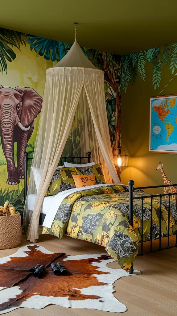 safari bedroom for boys