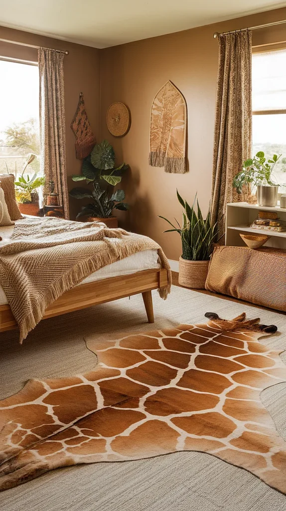 safari bedroom rug