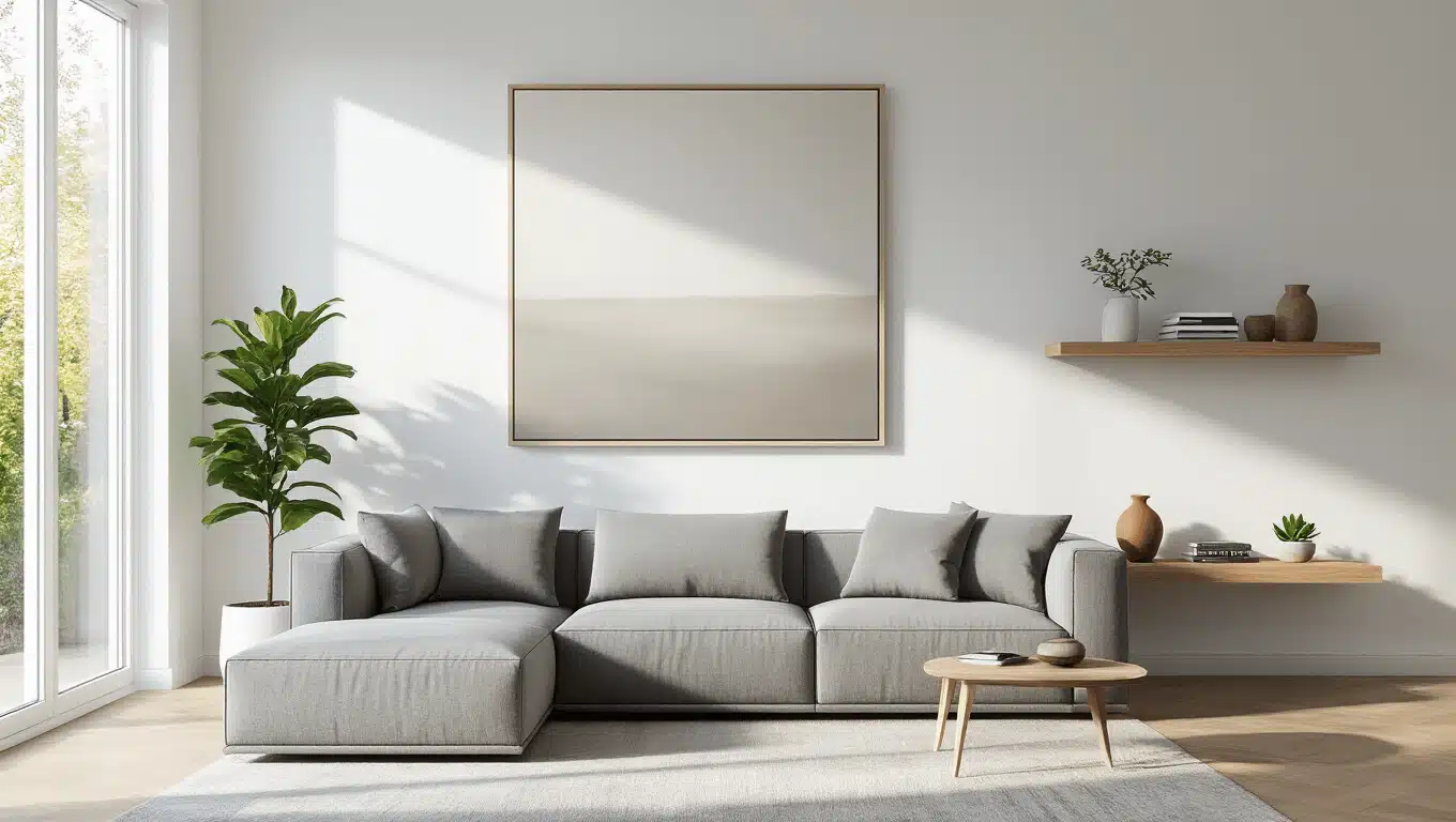 Minimalist Magic Transforming Your Living Room With Simple Wall Decor