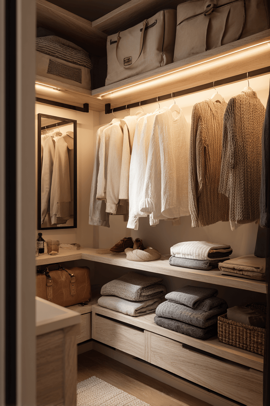 25 Walk-In Closet Ideas for a Cozy, Organized, and High-End Look