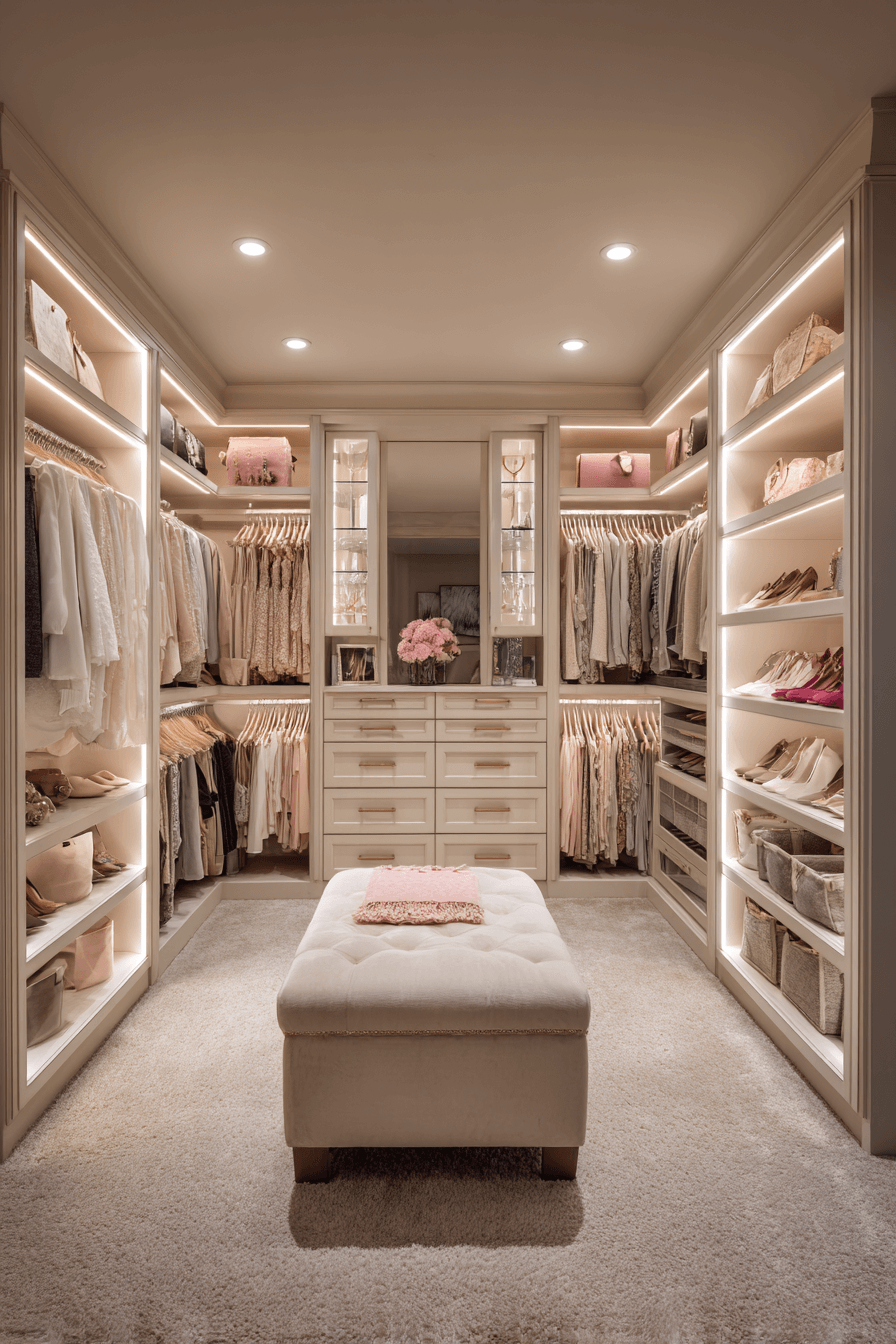 25 Walk-In Closet Ideas for a Cozy, Organized, and High-End Look