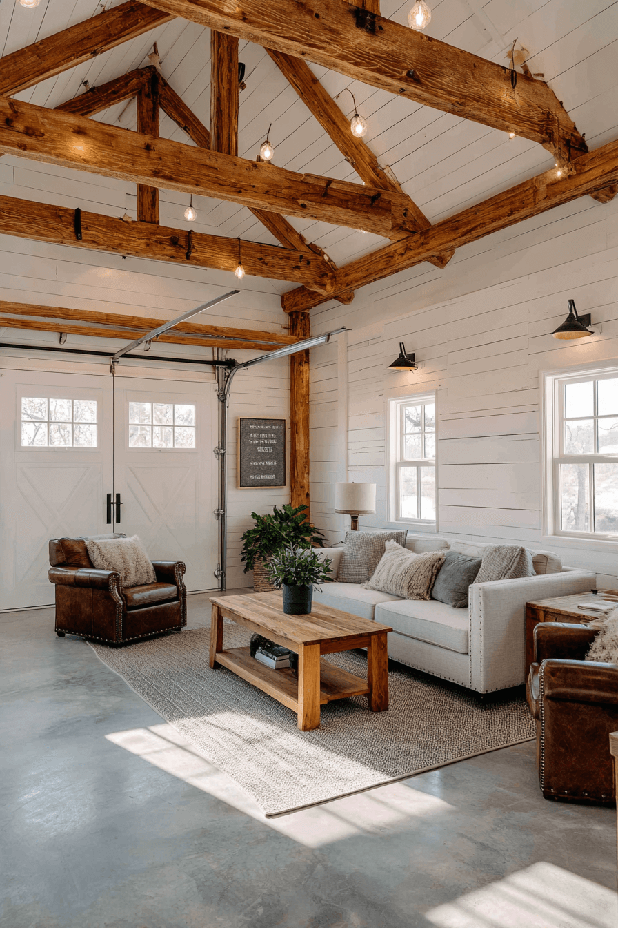 25 Farmhouse Garage Ideas for a Cozy, Rustic, Pinterest-Worthy Look