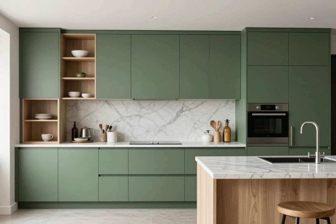 Green Kitchen Cabinets: Sage Vs Olive Vs Dark Green Guide