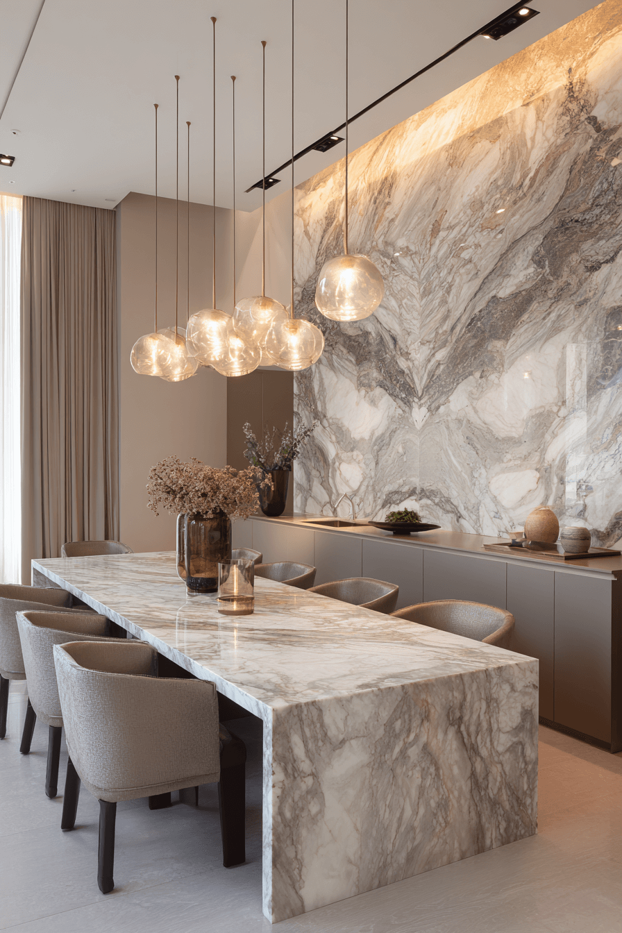 25 Modern Luxury Dining Room Ideas for a High-End Home Look