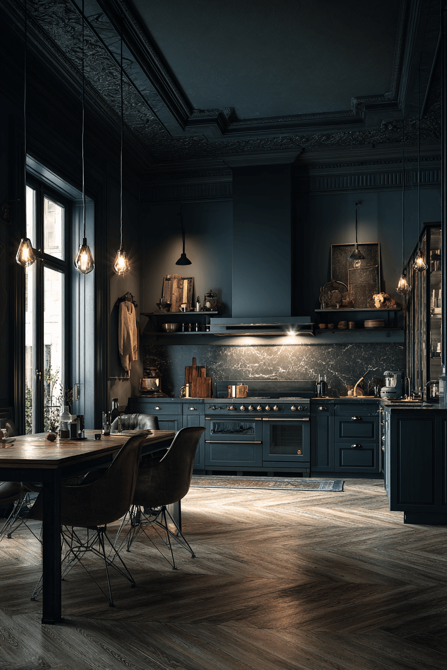27 Navy Blue Kitchen Cabinets Ideas That Prove Dark Can Be Chic