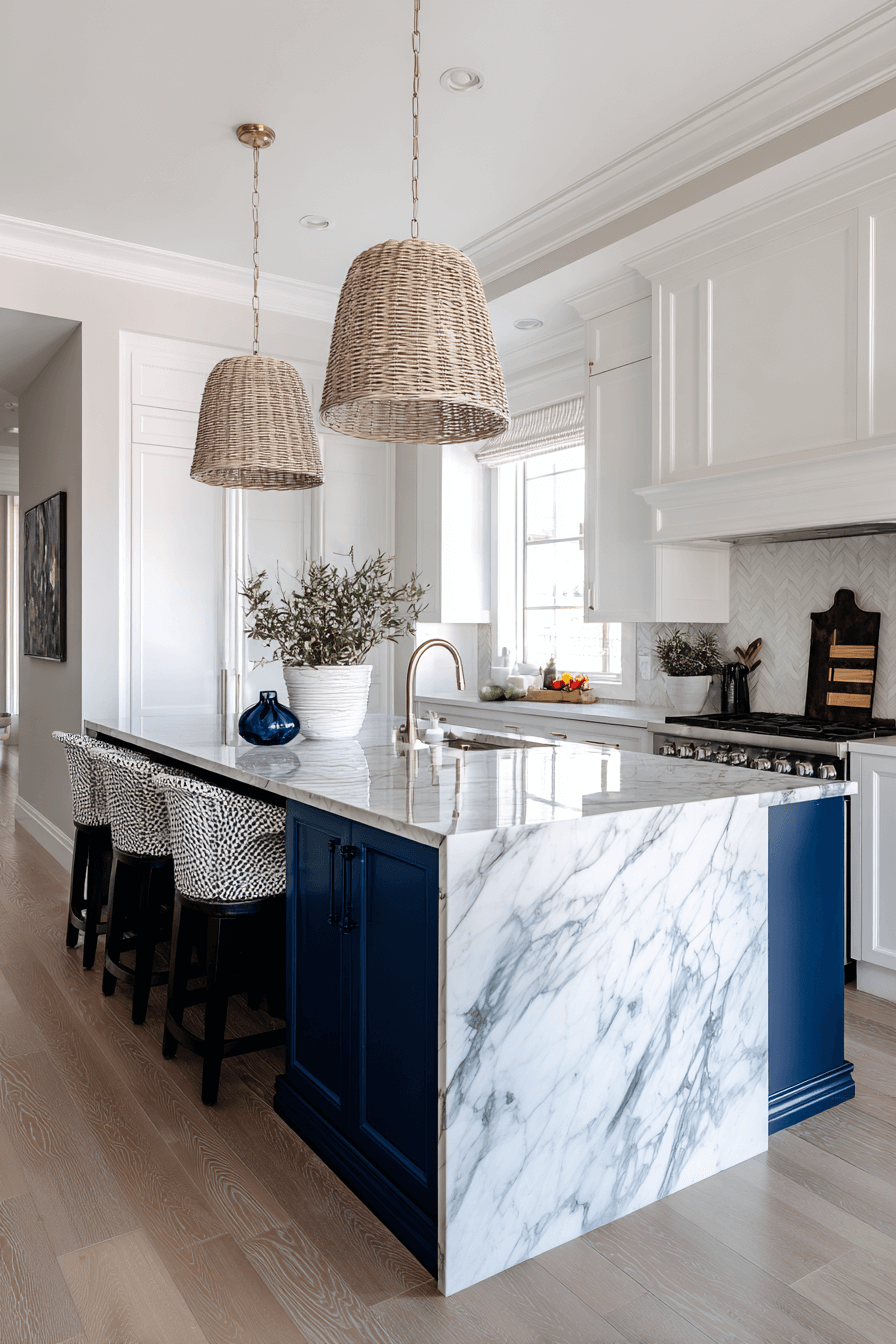 27 Navy Blue Kitchen Cabinets Ideas That Prove Dark Can Be Chic