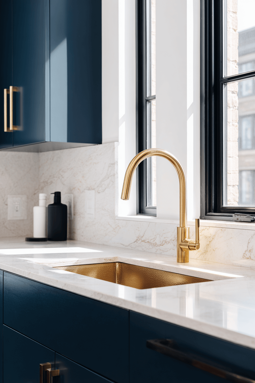 27 Navy Blue Kitchen Cabinets Ideas That Prove Dark Can Be Chic