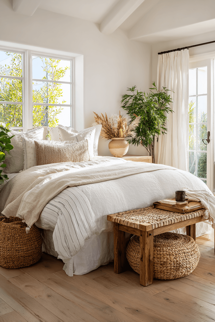27 Cozy Boho Chic Bedroom Ideas Full of Warm Texture