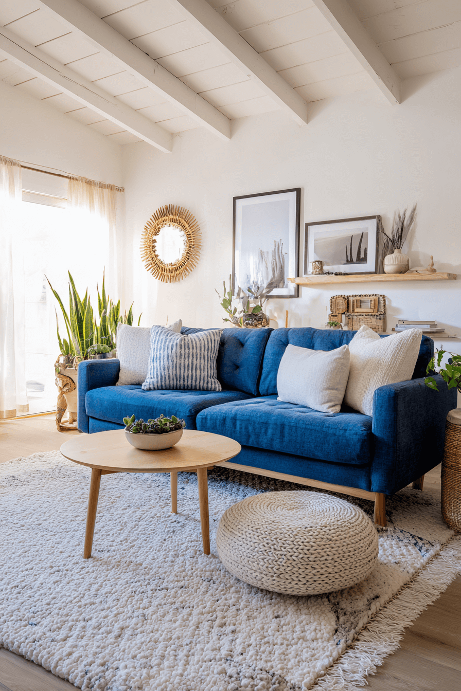 25 Blue Couch Living Room Ideas That Instantly Refresh Your Space