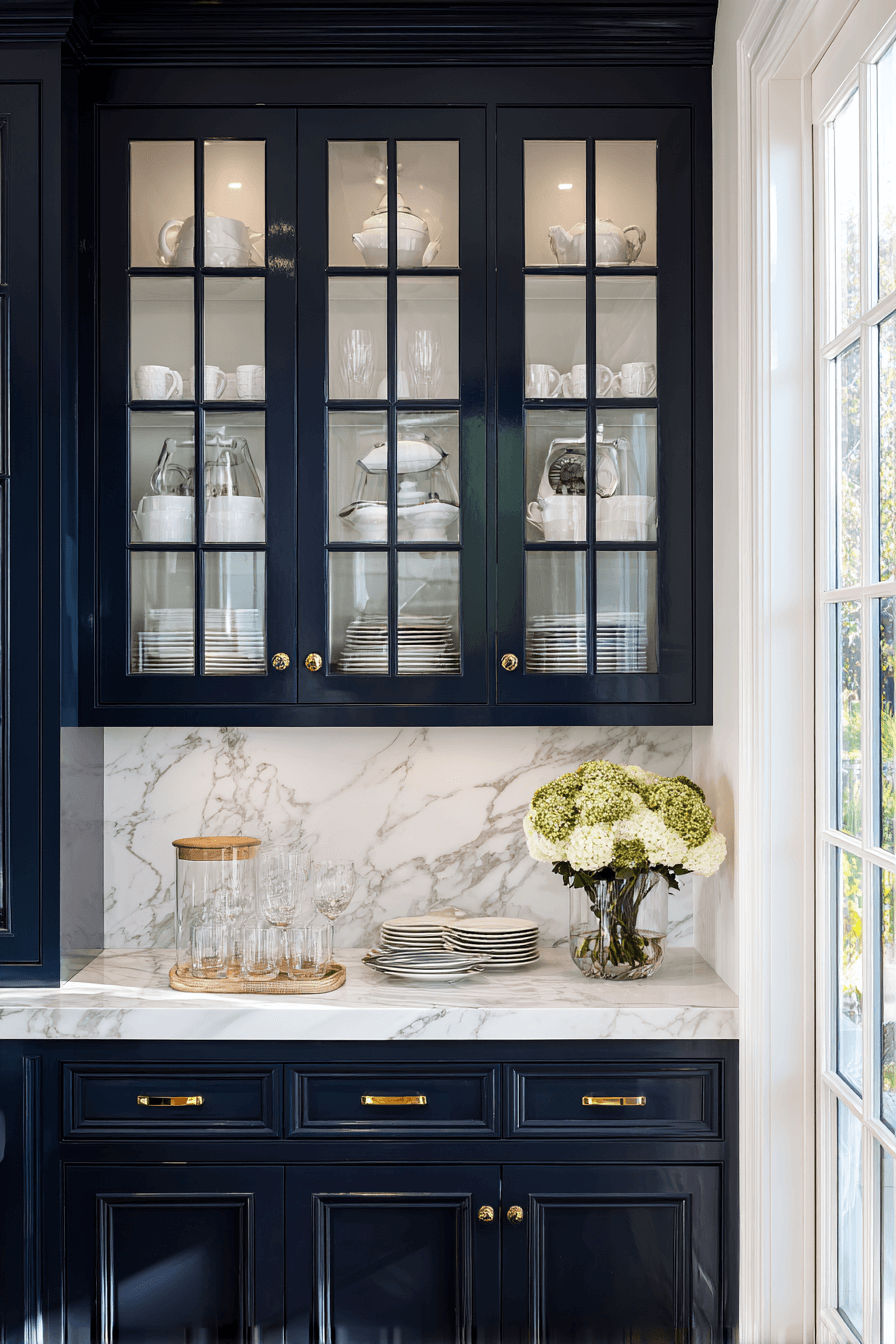 27 Navy Blue Kitchen Cabinets Ideas That Prove Dark Can Be Chic