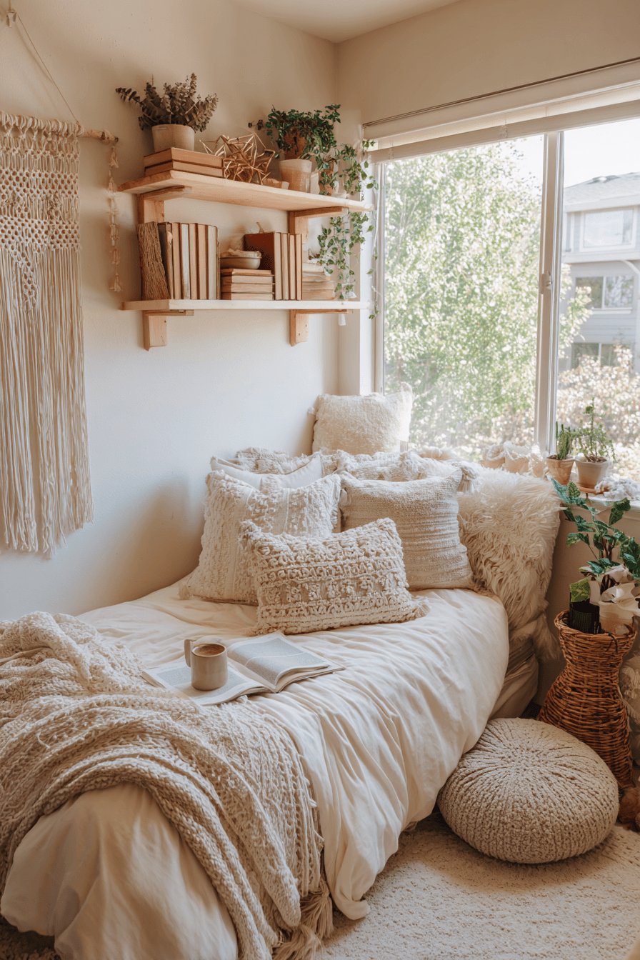 27 Cozy Boho Chic Bedroom Ideas Full of Warm Texture
