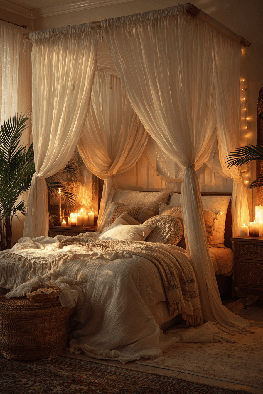 27 Cozy Boho Chic Bedroom Ideas Full of Warm Texture