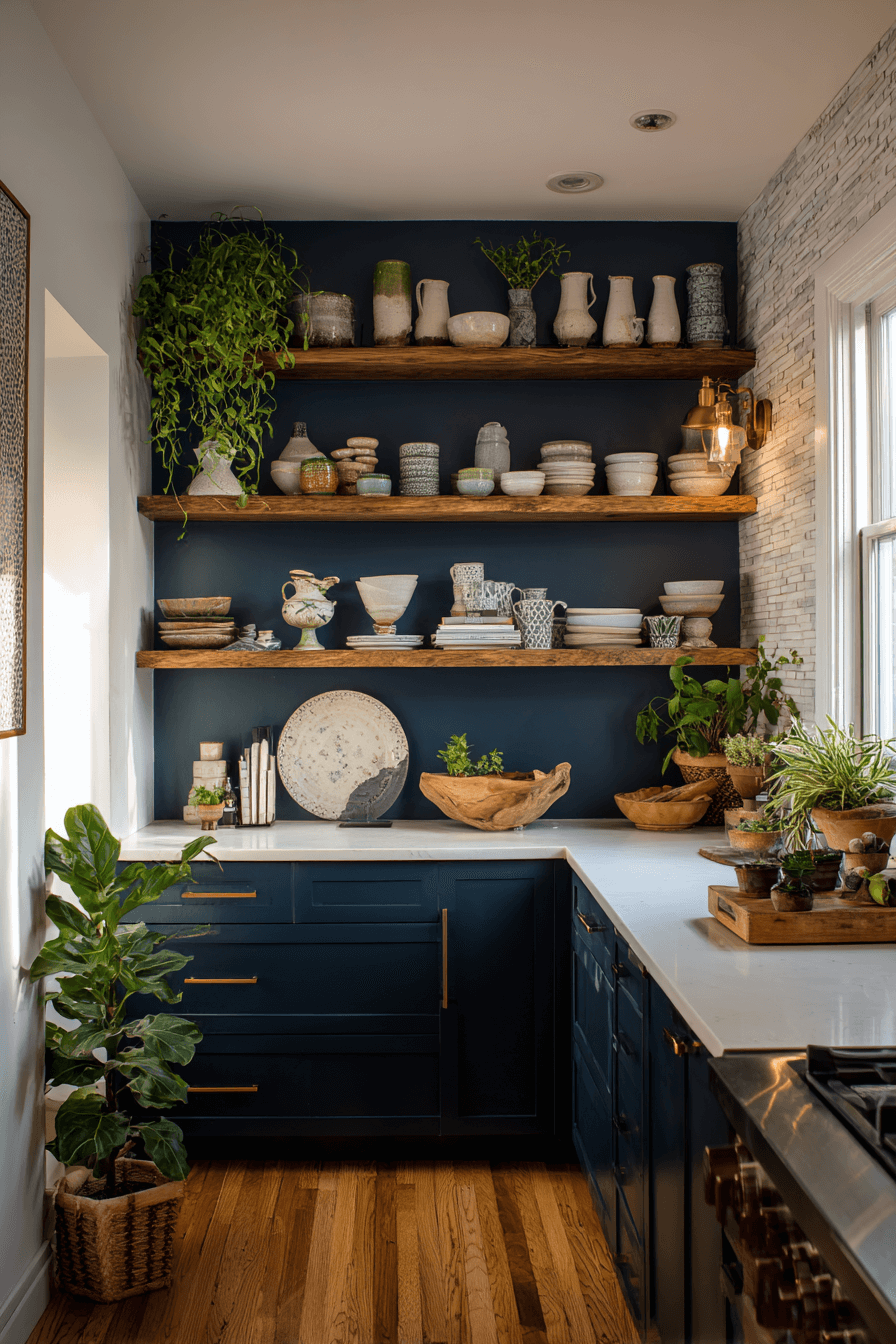 27 Navy Blue Kitchen Cabinets Ideas That Prove Dark Can Be Chic