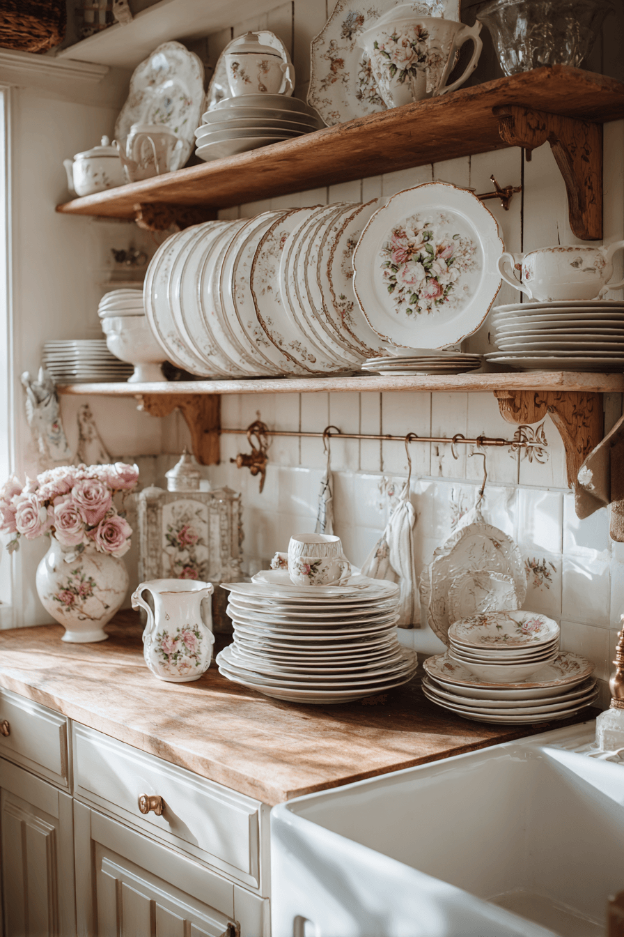 27 Shabby Chic Kitchen Decor Ideas for a Vintage-Inspired Home