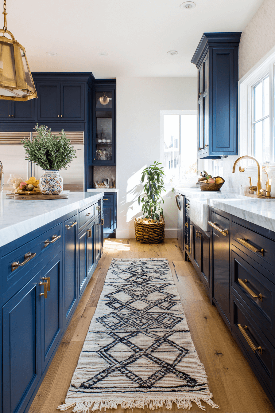 27 Navy Blue Kitchen Cabinets Ideas That Prove Dark Can Be Chic