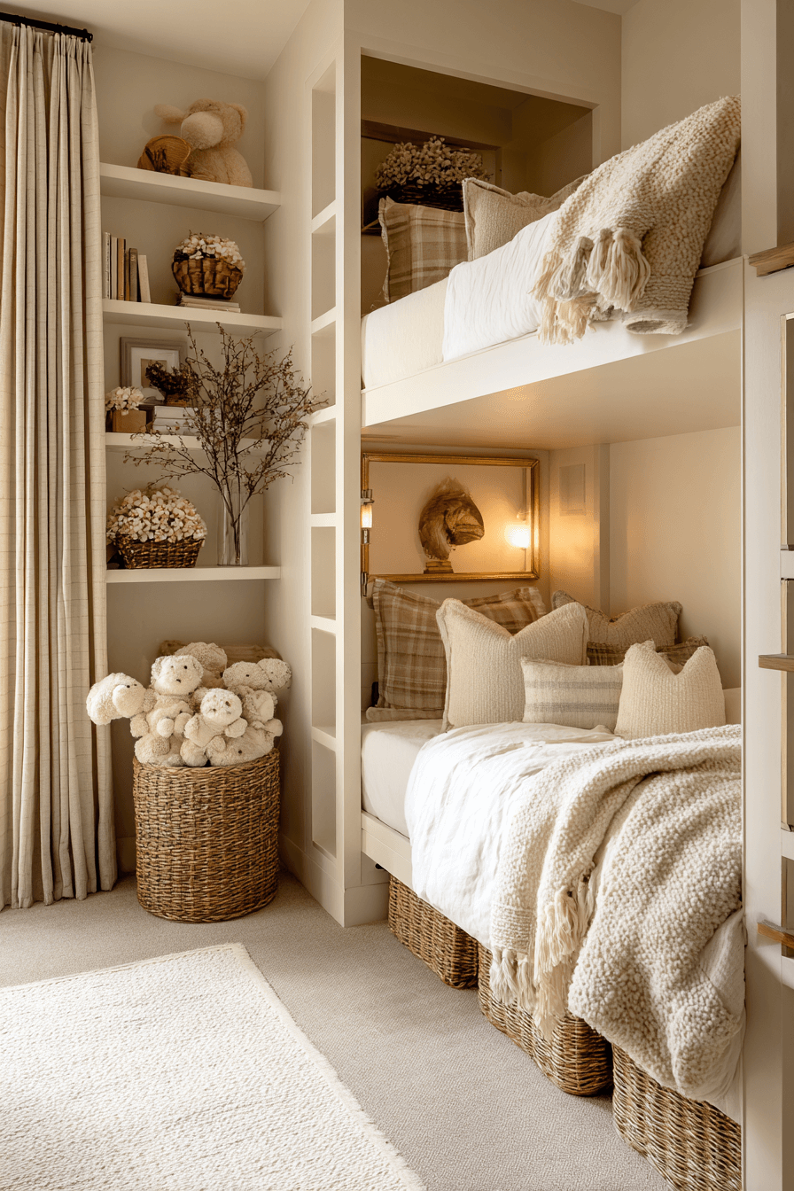 25 Bunk Bed Ideas with Storage to Maximize Small Bedrooms