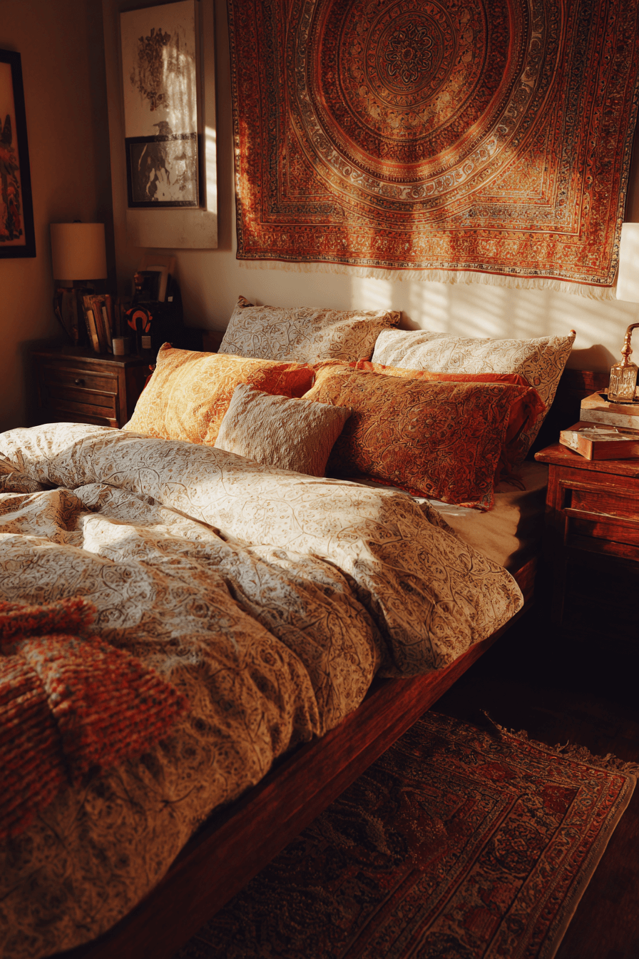27 Cozy Boho Chic Bedroom Ideas Full of Warm Texture