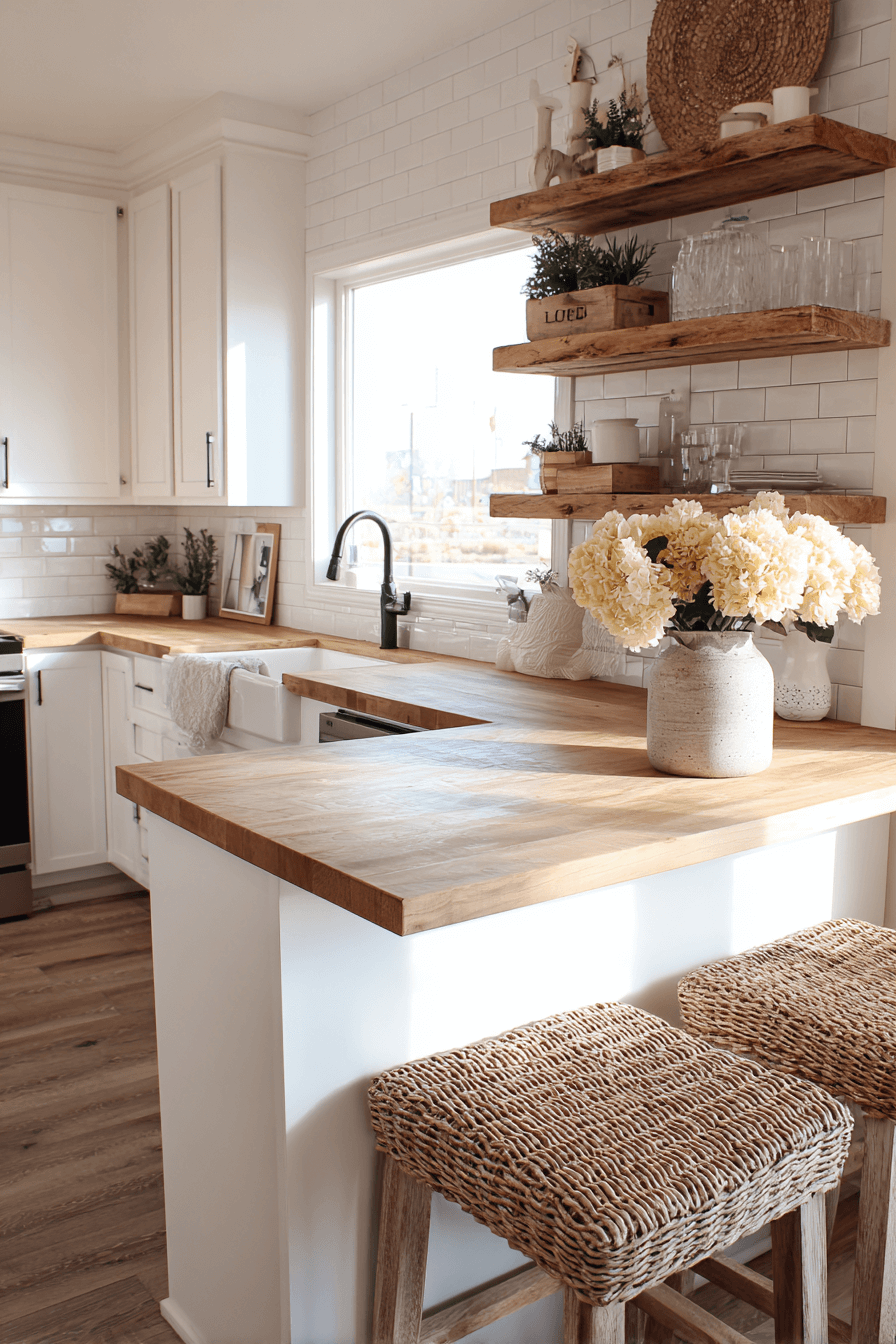 25 Barndominium Kitchen Ideas with Rustic Beams and Clean Lines