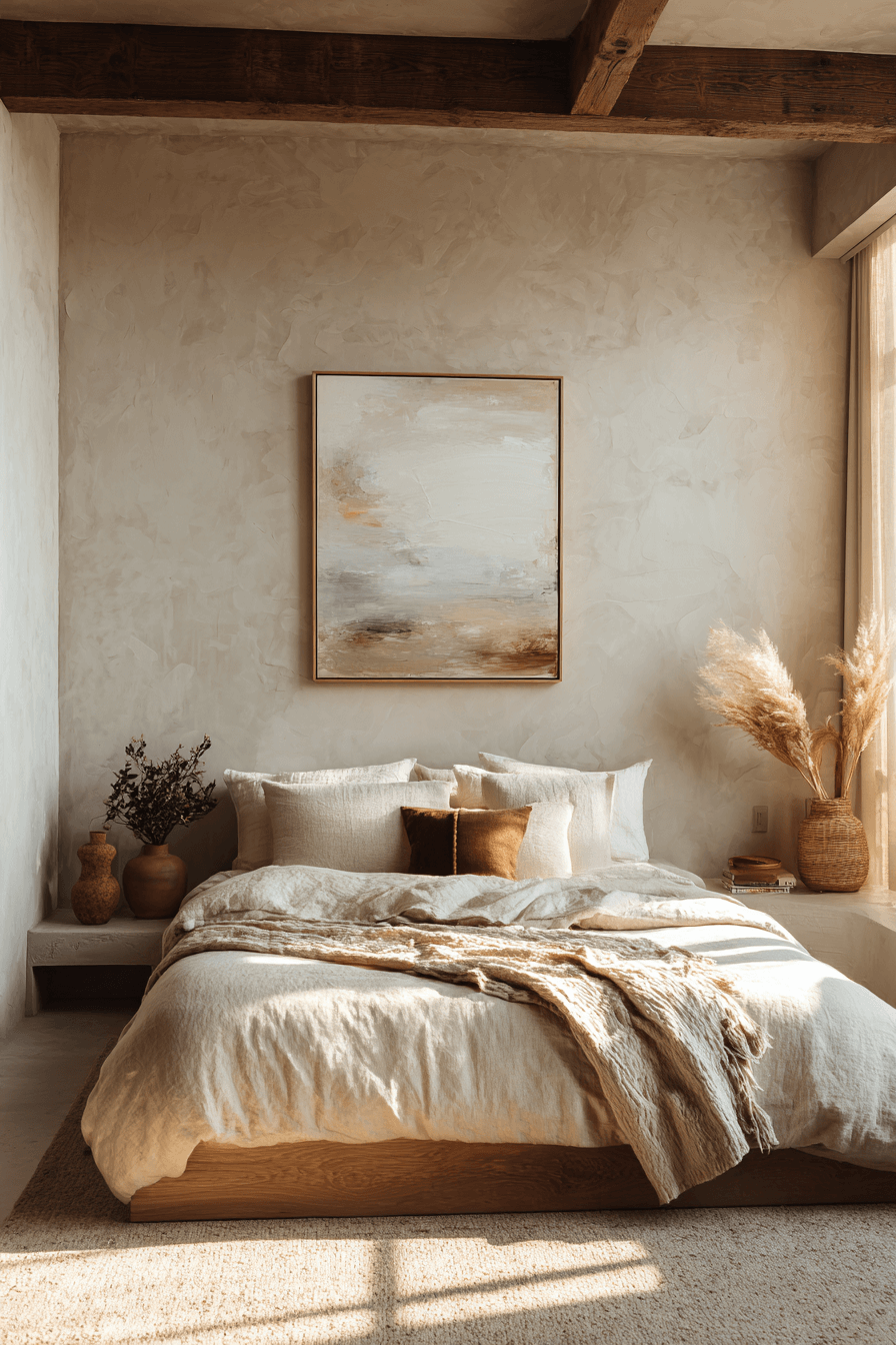 27 Wabi Sabi Bedroom Ideas for a Calm and Minimal Retreat