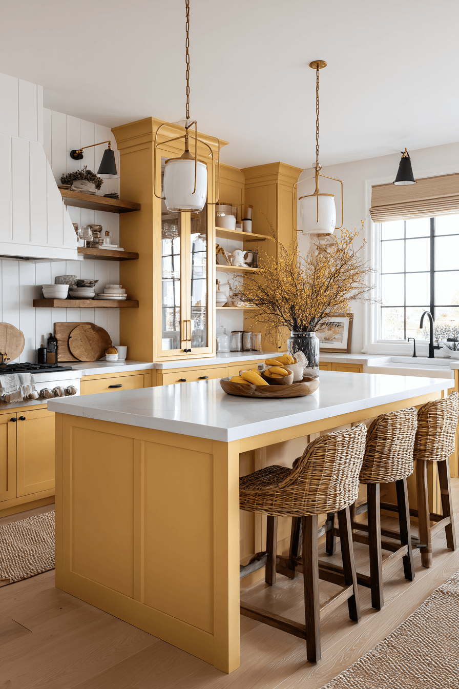 25 Yellow Kitchen Cabinet Ideas That Instantly Brighten Any Home