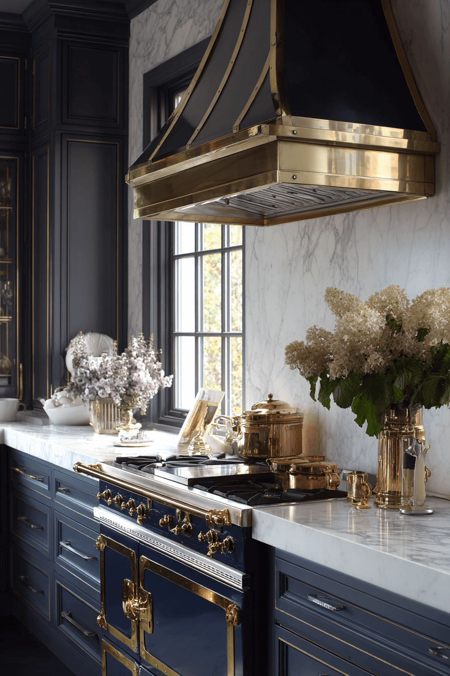 27 Navy Blue Kitchen Cabinets Ideas That Prove Dark Can Be Chic