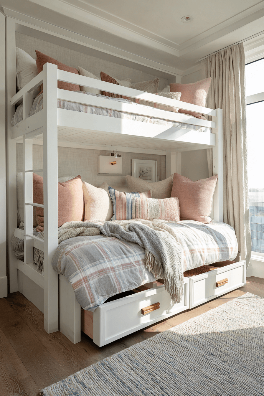 25 Bunk Bed Ideas with Storage to Maximize Small Bedrooms