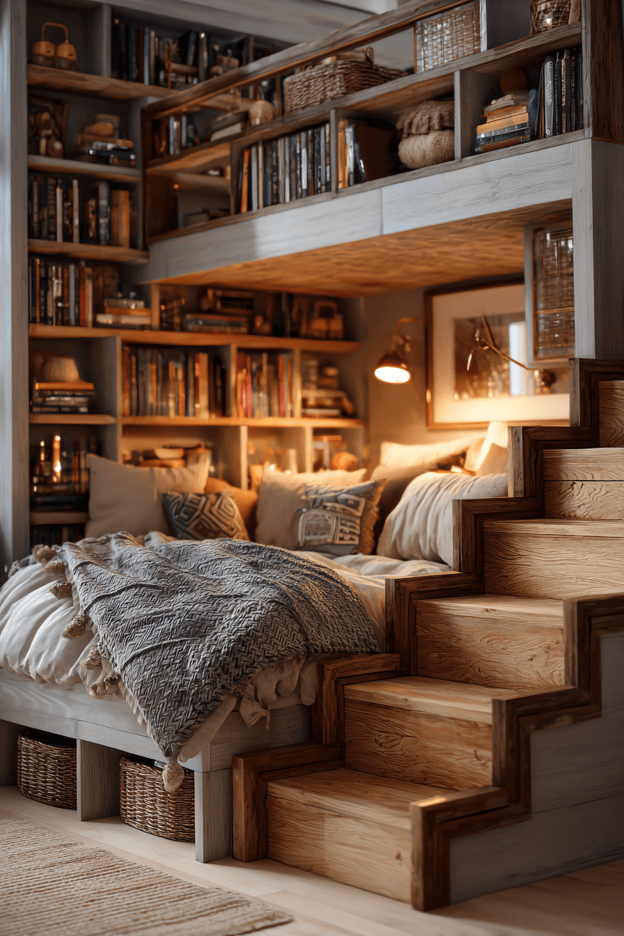 25 Bunk Bed Ideas with Storage to Maximize Small Bedrooms