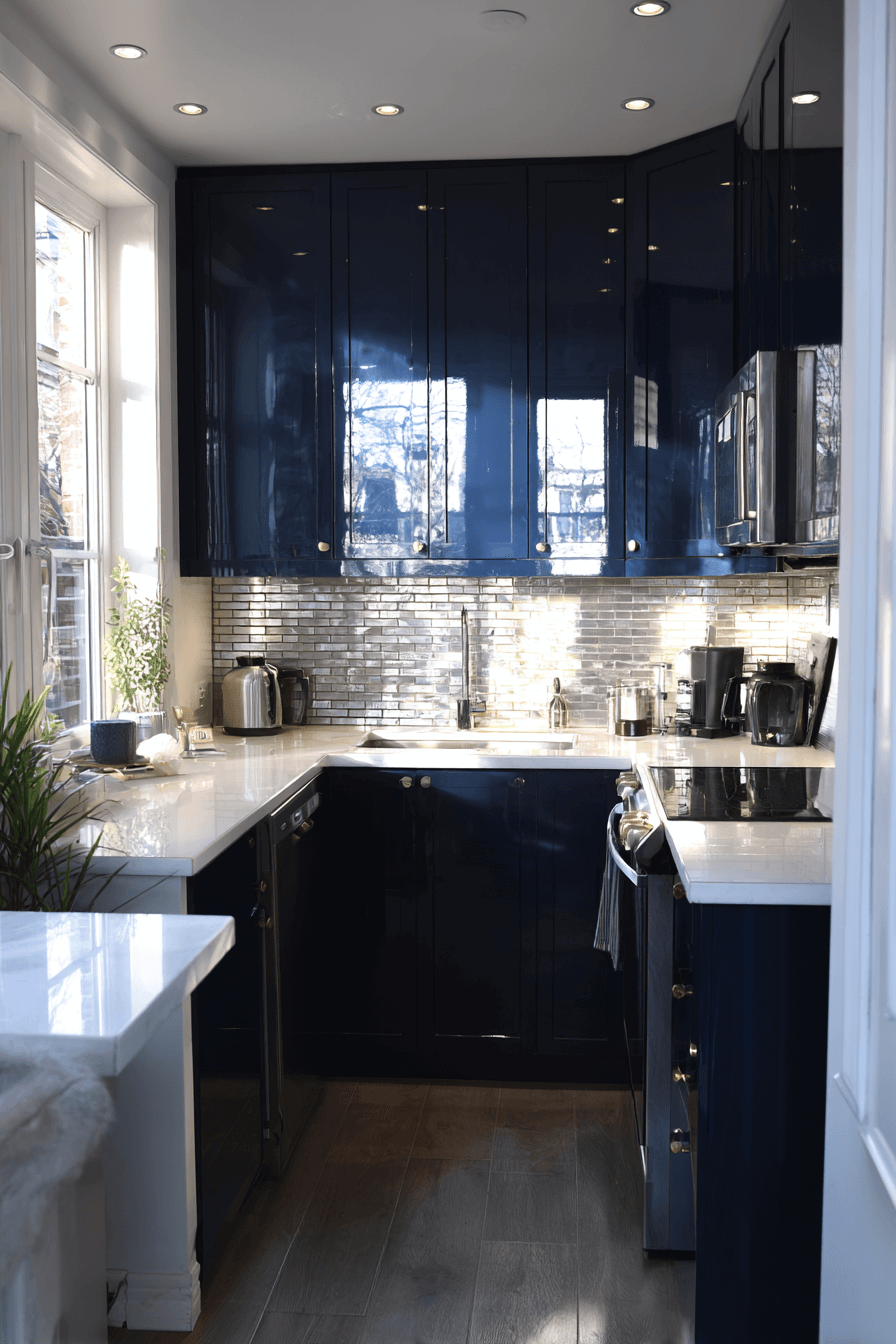 27 Navy Blue Kitchen Cabinets Ideas That Prove Dark Can Be Chic