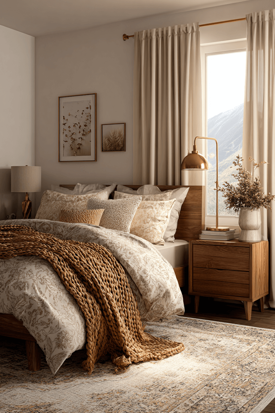 27 Cozy Boho Chic Bedroom Ideas Full of Warm Texture