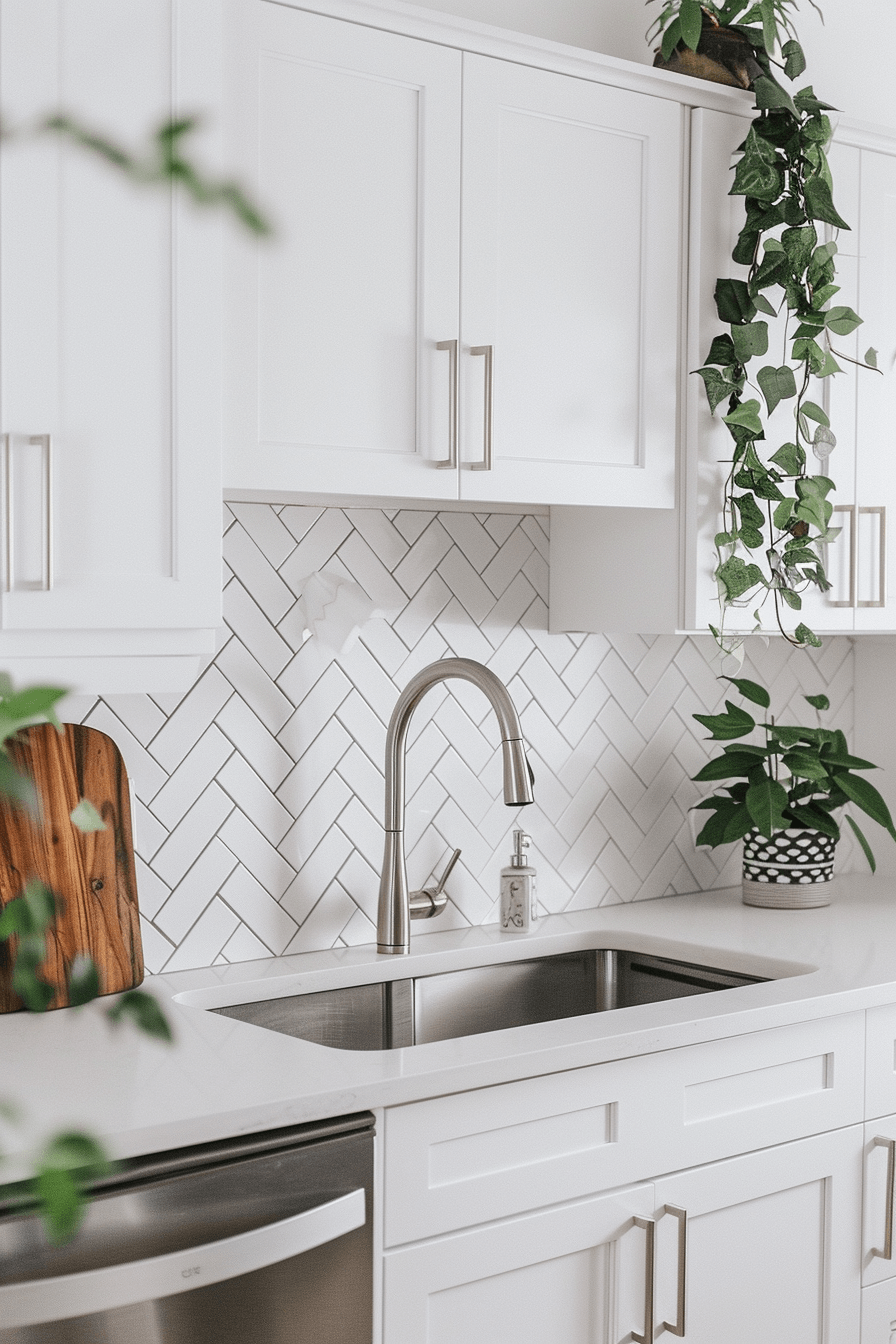 25 Must-See Herringbone Backsplash Ideas for Kitchen Inspiration