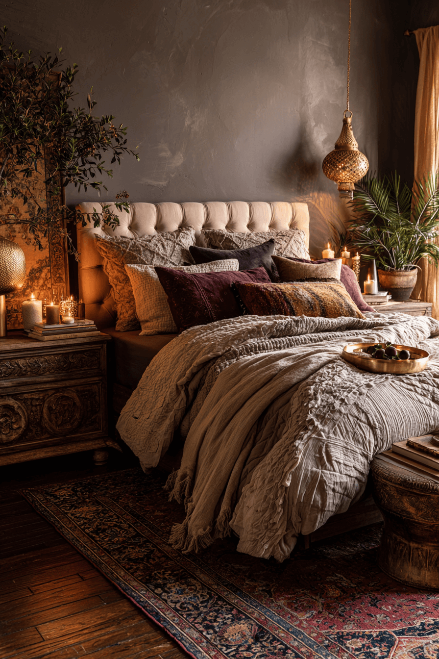 27 Cozy Boho Chic Bedroom Ideas Full of Warm Texture