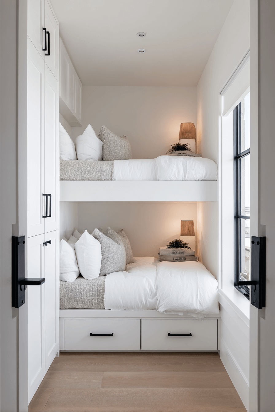 25 Bunk Bed Ideas with Storage to Maximize Small Bedrooms