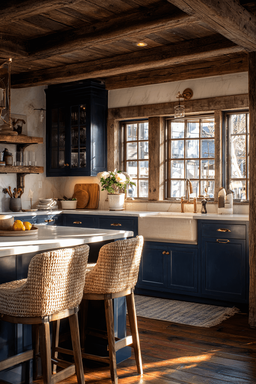 27 Navy Blue Kitchen Cabinets Ideas That Prove Dark Can Be Chic