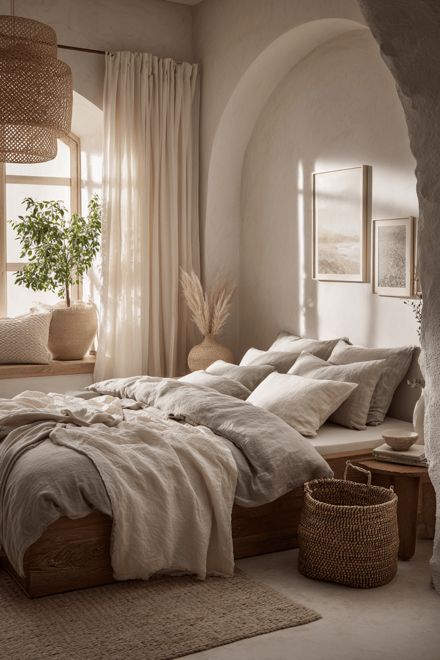 27 Cozy Boho Chic Bedroom Ideas Full of Warm Texture