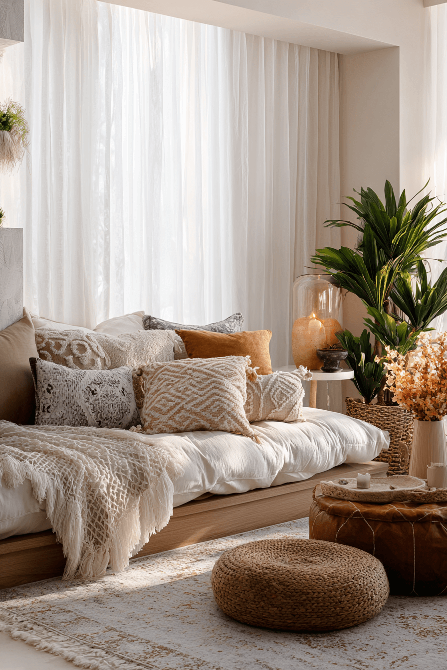 25 Modern Boho Living Room Ideas That Instantly Warm Up Your Space