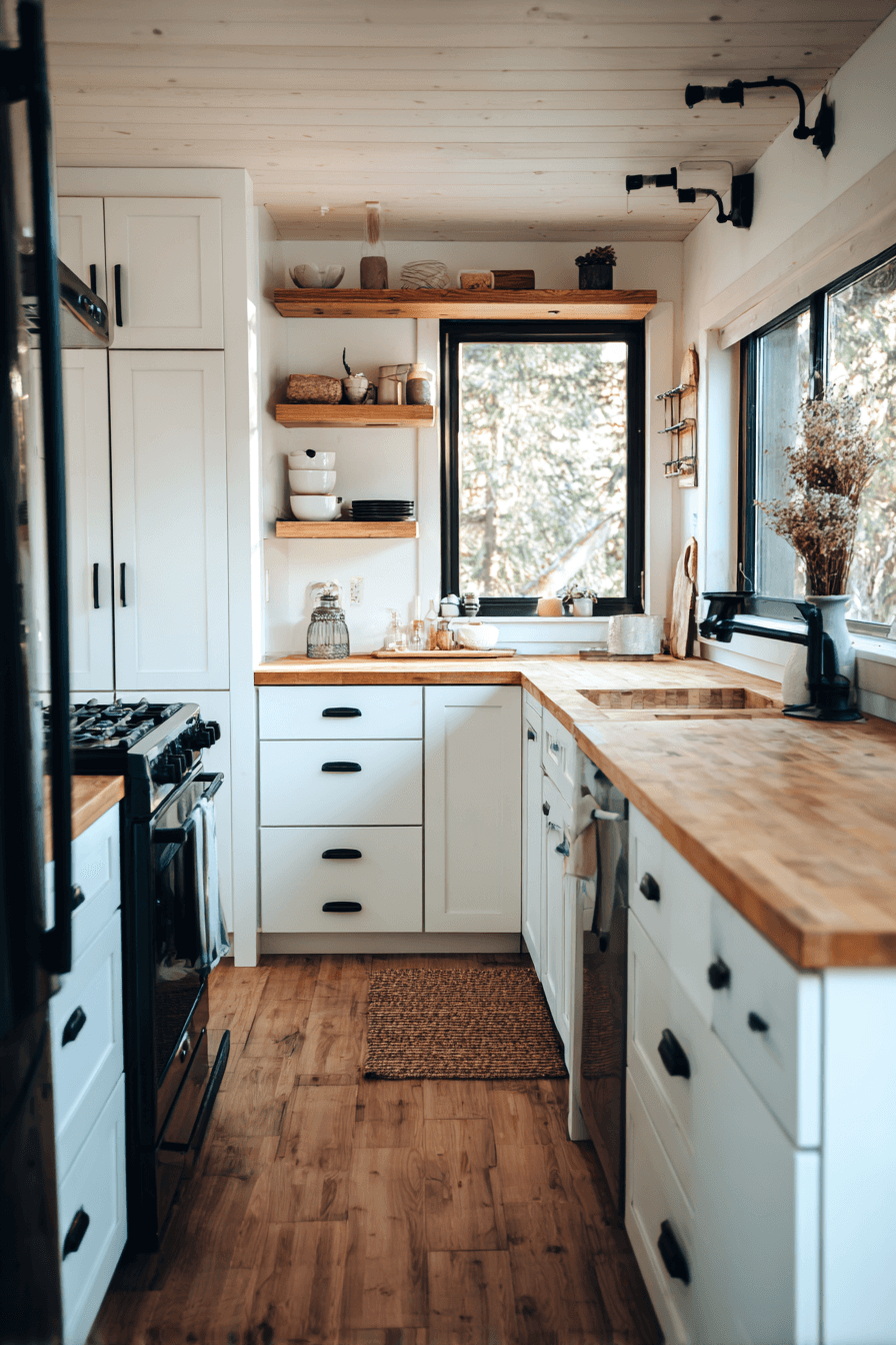 25 Barndominium Kitchen Ideas with Rustic Beams and Clean Lines