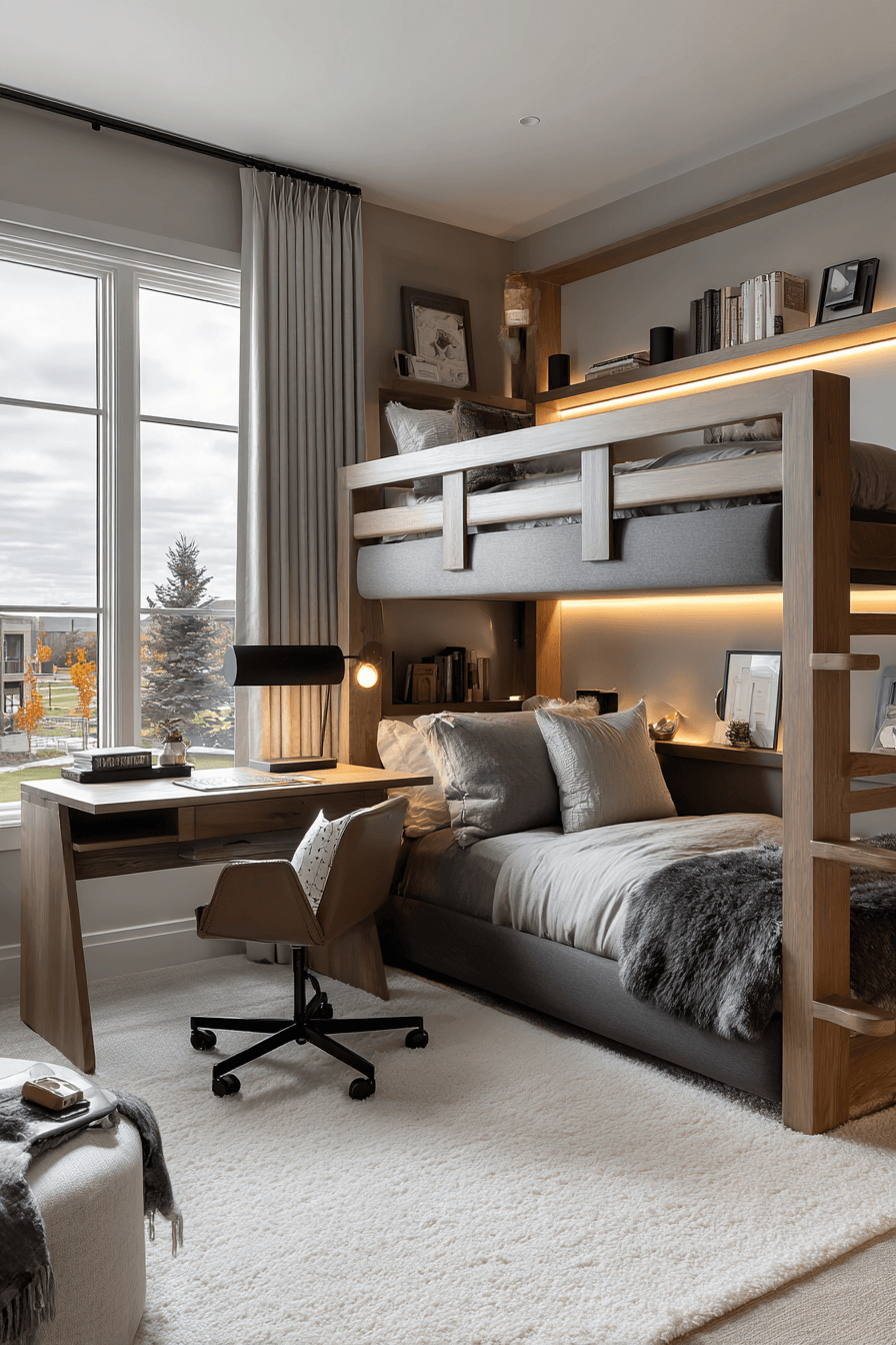 25 Bunk Bed Ideas with Storage to Maximize Small Bedrooms