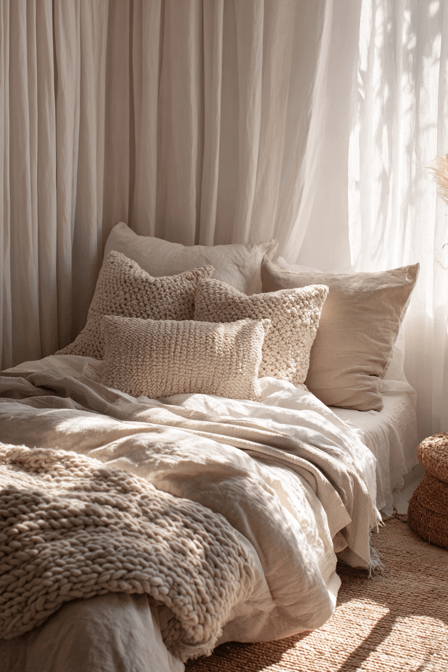 27 Cozy Boho Chic Bedroom Ideas Full of Warm Texture