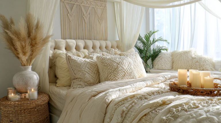 27 Cozy Boho Chic Bedroom Ideas Full of Warm Texture