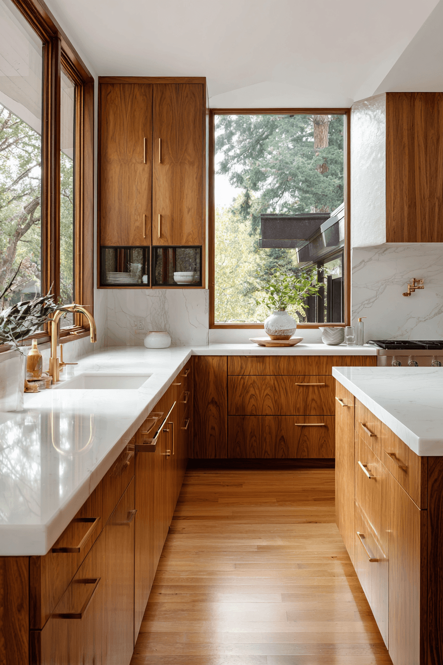 27 Stunning Mid Century Modern Kitchen Ideas Designers Love