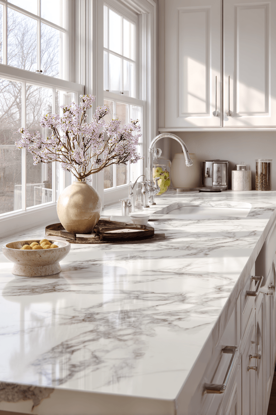 27 Gorgeous Stone Backsplash Kitchens That Feel High-End