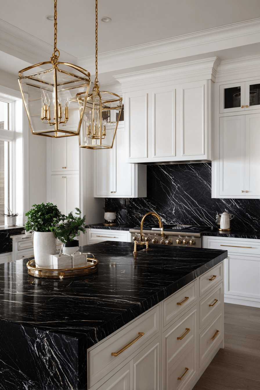 27 Gorgeous Stone Backsplash Kitchens That Feel High-End
