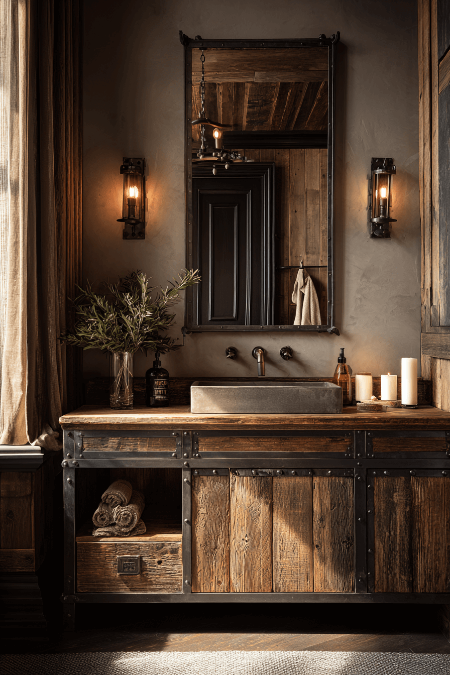 27 Rustic Bathroom Ideas That Feel Warm, Cozy, and Timeless